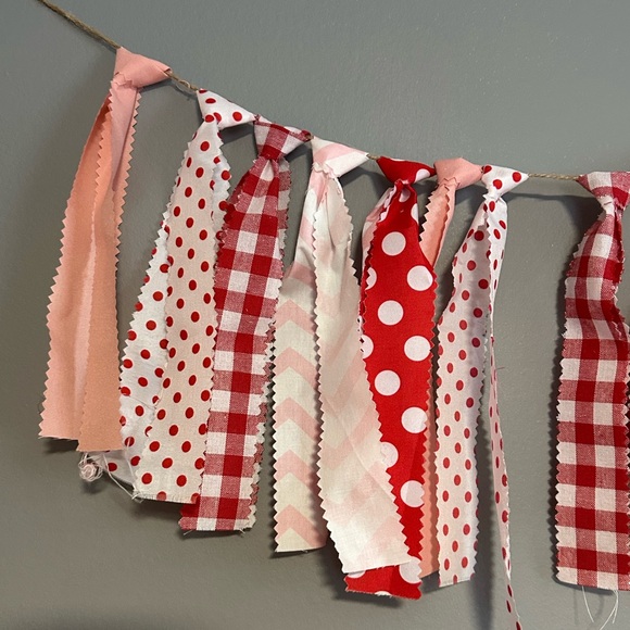 Valentines Theme High Chair Banner 1st Birthday - Picture 4 of 8